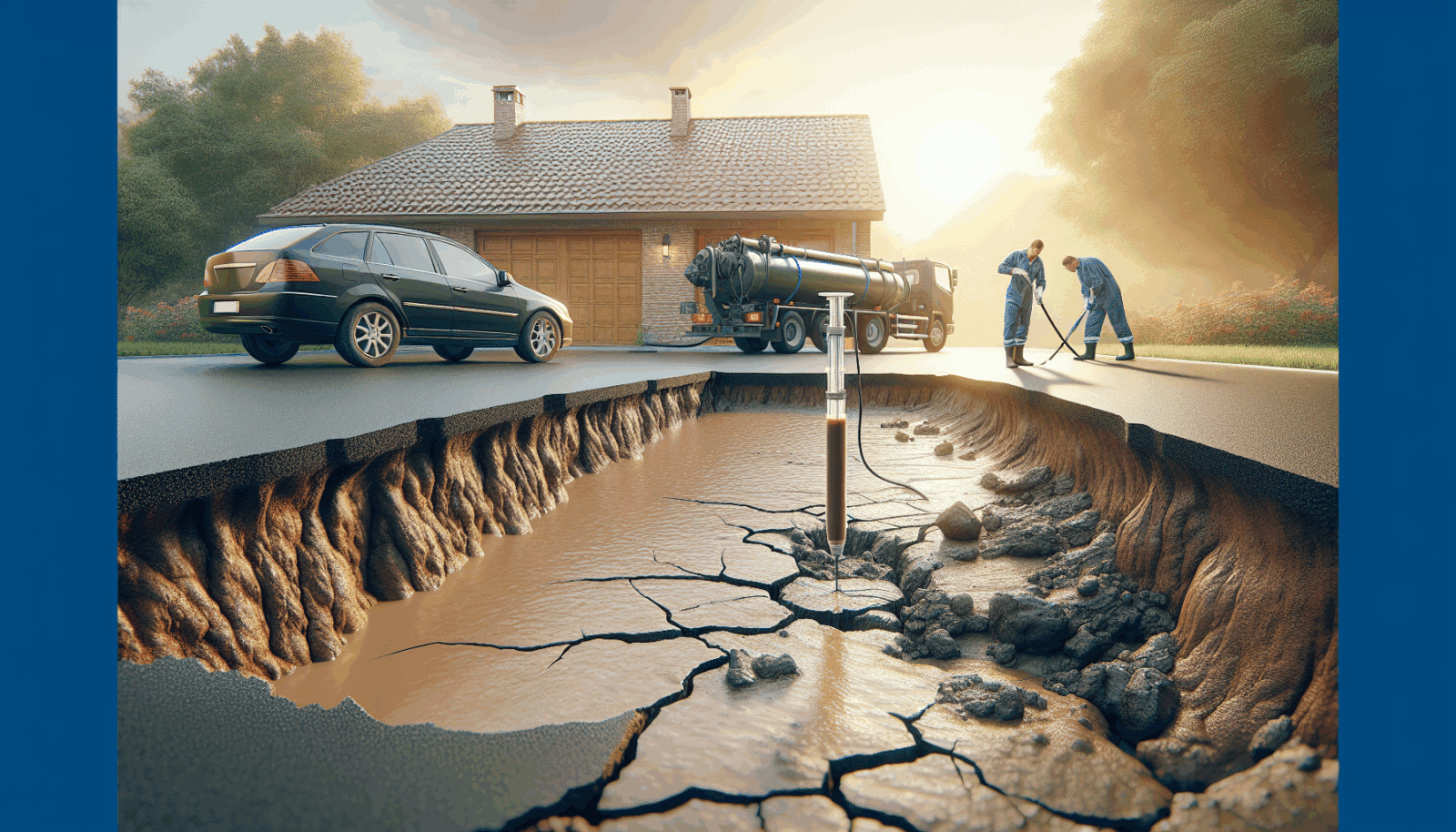 You are currently viewing Mud Jacking: Save Your Sinking Driveway