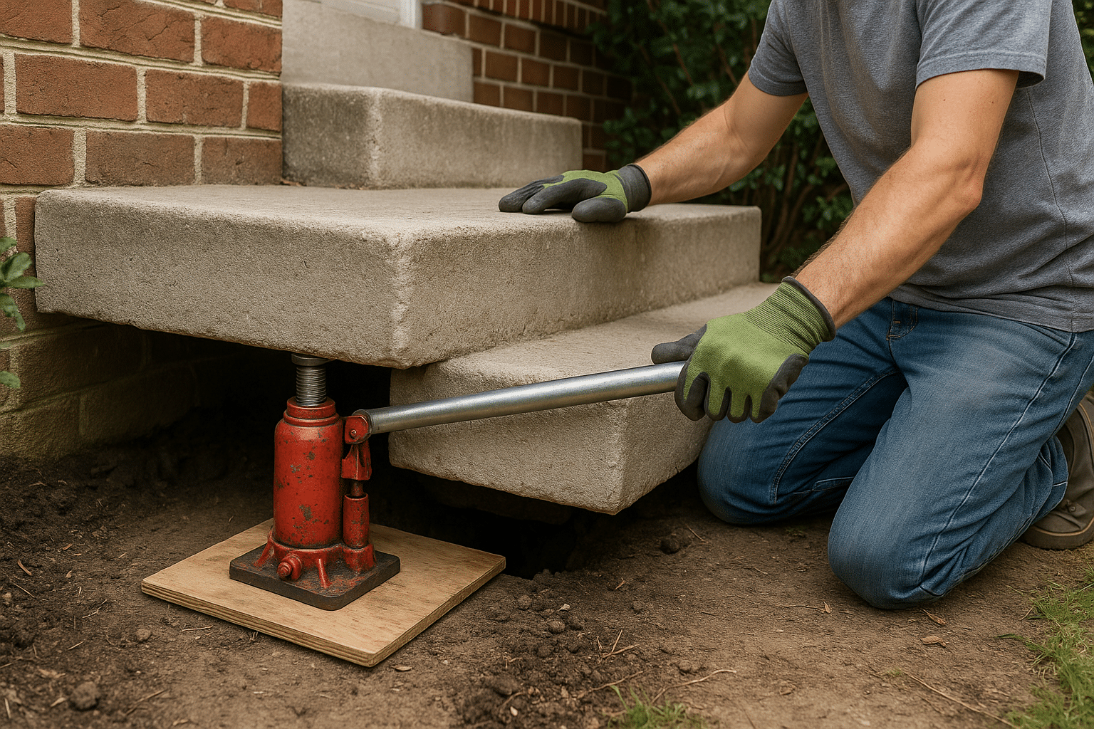 You are currently viewing DIY Guide: Lifting Concrete Steps