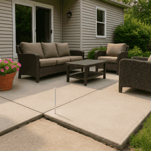 Read more about the article Patio Perfection with Concrete Lifting